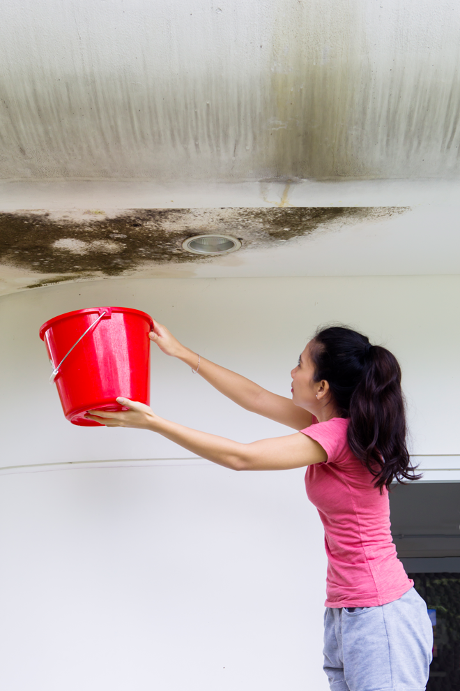 Woman-bucket